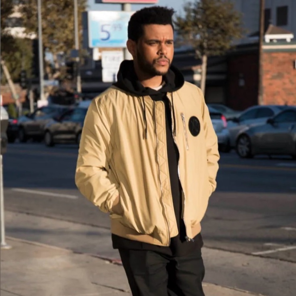 The Weeknd X H&M Bomber Jacket Big XO Logo Size Medium